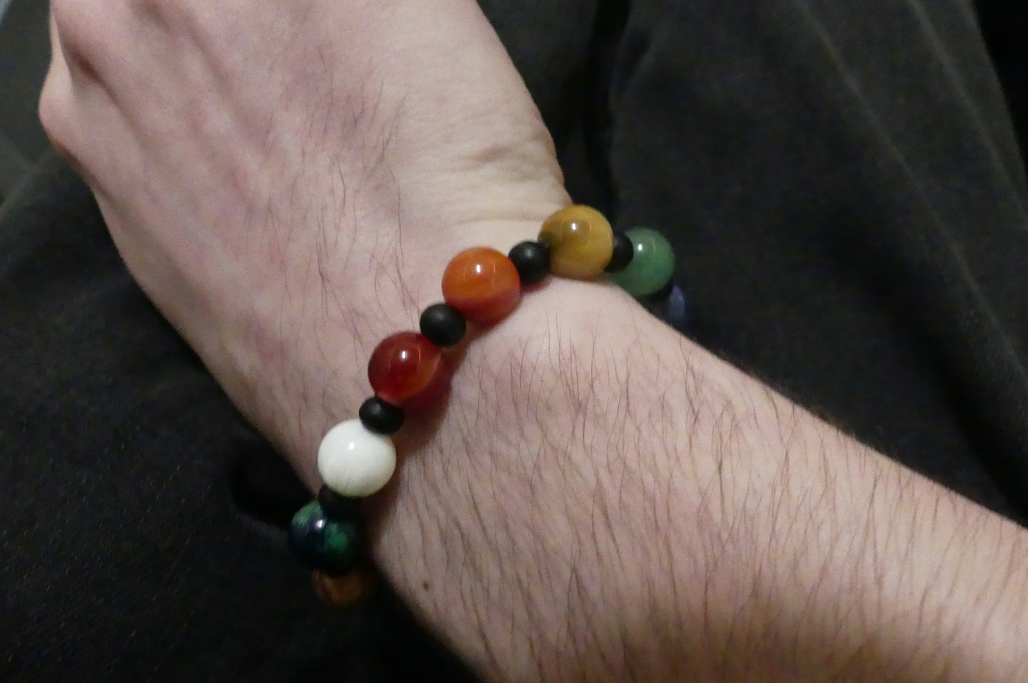 Solar System Bracelet with a Strong Stretchable Cord To Fit (Mens/Womens) Jewelry