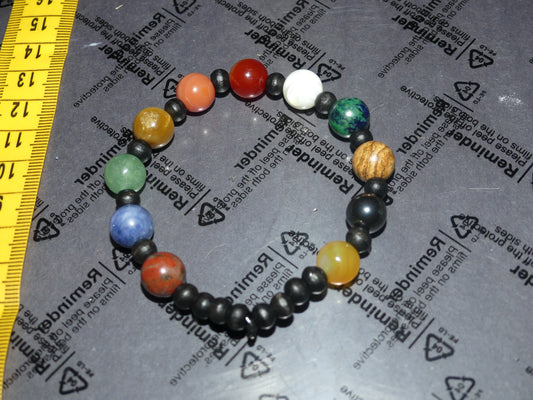 Solar System Bracelet with a Strong Stretchable Cord To Fit (Mens/Womens) Jewelry