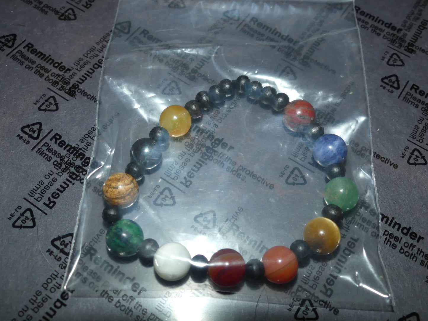 Solar System Bracelet with a Strong Stretchable Cord To Fit (Mens/Womens) Jewelry