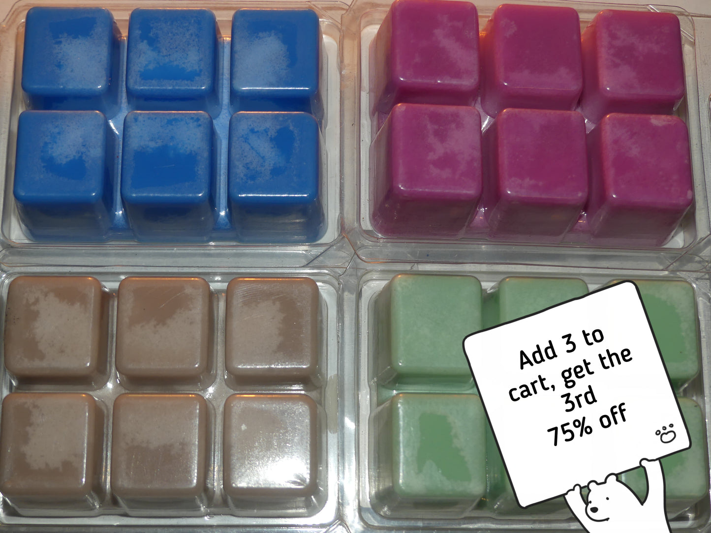 Soy Wax Melts 6 Pack 2.75 Oz